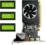 Saplos Gt 730 4gb vaizdo plok&scaron;tė, 2 hdmi, displayport, vga, ddr3 64-bitų, žemo profilio vaizdo plok&scaron;tės pc, kompiuterio gpu, mažos galios, pci express x8, directx 12