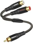 Rca Y daliklis: 1 vyri&scaron;kas į 2 moteri&scaron;kus garso kabelio adapterį (0.3 m)
