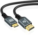 Mini Hdmi į Hdmi Kabelis 5m, 8k 4k 120hz, Ultra plonas ir lankstus