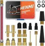 Henmi dviračio ventilio adapterių rinkinys