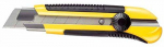 STANLEY KNIFE 25mm PLŪDŽIAMO PEILIO METALINĖ ABS rankena/KORTELĖ
