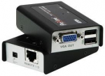 AV adapteris Aten D-Sub (VGA) - D-Sub (VGA) juoda (CE100- A7-G)