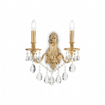 Sieninis &scaron;viestuvas Ideal Lux Wall lamp with 2 lights GIOCONDA, E14, bone color