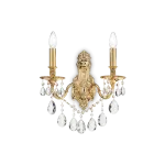 Sieninis &scaron;viestuvas Ideal Lux Wall lamp with 2 lights GIOCONDA, E14, bone color