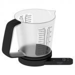 Adler | Virtuvinės svarstyklės with a measuring cup | AD 3178 | Maximum weight (capacity) 5kg | Juodas
