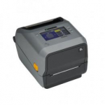 Lipdukų spausdintuvas Zebra ZD621t, 8 dots/mm (203 dpi), disp. (colour), RTC, USB, USB Host, RS232, BT, Tinklinis, Wi-Fi, pilkas