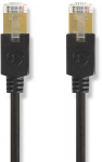 Nedis Cat 6 kabelis | RJ45 jungtis | F/UTP | 10,0 m | apvalus | LSZH / PVC | Antracitas | Pakuotė su peržiūros langeliu
