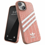 Dėklas ADIDAS OR SAMBA ALLIGATOR IPHONE 14 6.1 "Rožinis-BIAA / MAUVE-Baltas 50199