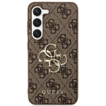 Samsung Galaxy S24 Ultra Guess dėklas 4G Big Metal Logo (GUHCS24L4GMGBR) rudos spalvos