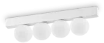 Lubinis &scaron;viestuvas 12W LED pavir&scaron;inis &scaron;viestuvas PING PONG, baltas, 3000K