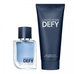 Set Calvin Klein: Defy Woody-aromatic Du&scaron;o želė & &Scaron;ampūnas 2-In-1, 100 ml + Defy Eau De Toilette For Men, 50 ml