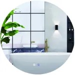 Sieninis &scaron;viestuvas Veidrodis su 36W LED &scaron;viestuvu, 4000K, 22068