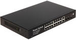 &Scaron;akotuvas Delta SWITCH POE GTX-C1-18-16G2SFP/X 16 PRIEVADŲ SFP