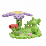 Marioinex Diplodocus Dragon and Jungle Mini Waffle 25vnt + figūrėlė ZA5