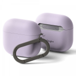 Apple AirPods 4 Ringke silikoninis dėklas jūsų ausinėms violetinės spalvos