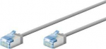 Goobay itin lankstus CAT 6A pataisinis kabelis, plonas, U/FTP, pilkas - Kabelio ilgis 10 m