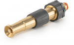 Laistymo antgalis 3/4" vid.sr. su jungtim 3/4" i&scaron;or.sr. Bradas BRASS SOFT, reguliuojamas, 12,5 cm