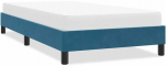 Lova Lovos rėmas be čiužinio Tamsiai mėlynas 90x210 cm aksomas