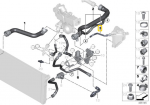 BMW Oro Vėsinimo &Scaron;launis 5 F07 GT F10 F11 17127809816