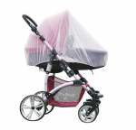 Tinklelis nuo uodų vežimėliui, baltas