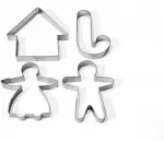Guardini Gingerbread mould set of 4 in blister 28 x 19 x 2 cm