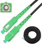Extralink SC/APC-SC/APC | Patchcord | Apvalus, pakabukas, vieno režimo, paprastas, G.657A2, 200 m