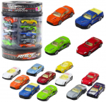 Lean Toys 1:64 Mastelio Modernių Sportinių Automobilių Rinkinys su 25 Modeliais