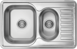Plieninė virtuvinė plautuvė Kuchinox JUNAK, SQA_033T, Inox