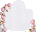 Vevor Metalinės arkos fonas su audiniu vestuvėms