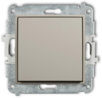 Karlik Elektrotechnik 60MWP-3.1 MINI Laiptinės perjungimo mechanizmas (vienas mygtukas be piktogramos) taupe 60MWP-3.1