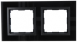 Kos Elektro System 5209182 VENA2 Dvigubas rėmas Xstiklas akrilas juodas + antracitas 5209182