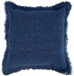 Bazaar Pagalvėlės užvalkalas Azure Fringe, 50x50x2 cm, mėlynas, medvilnė-linas
