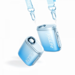 Ventiliatorius Jisulife Neck Fan 5 4500mAh Mini Fan with Lanyard - Mėlyna