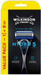 Barzdaskutė Wilkinson Sword &bdquo;Hydro 5&ldquo; odos apsaugos skustuvas + 9 galvutės