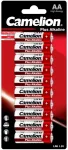 Elementai Alkaline, AA, LR06-SP10, CAMELION, 10 vnt.