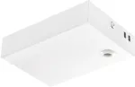 LED panelės maitinimo &scaron;altinio lubinė bazė, balta