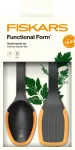 Fiskars - FunctionalForm virtuvės įrankių rinkinys, 2 dalys - padėklas ir &scaron;auk&scaron;tas