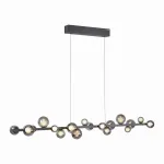 32,4W LED pakabinamas &scaron;viestuvas E-POPUP, pilkos sp., 2200-5000K, dimeriuojamas, reguliuojamo auk&scaron;čio