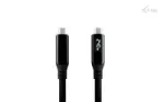 I-tec Thunderbolt 4 / USB4 Class Pro kabelis 240 W, 2x 4K/120 Hz, 40 Gbps, LCD, 150 cm