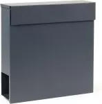 Wiltec pa&scaron;to dėžutė V49 37 x 10.5 x 37 cm, antracitinė, rakinama, plieninė 60989