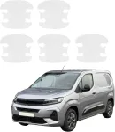 GrizzGlass bespalvė techninė danga HeavyDuty Clear po durų rankenomis, skirta Opel Combo Cargo (2018-2026) [5w1] (GRZ22424)