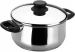 LACOR GARINOX PUODAS NERŪDIJANČIOJO PLIENO 3L 20cm + DANČIO INDUKCIJA