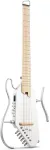 Donner Hush I Pro Baltas - electro-acoustic guitar