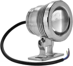 Povandeninė Led lempa, skirta vandens baseino ap&scaron;vietimui, nuotolinio valdymo Rgb Led spalvų keitimas, sidabrinė