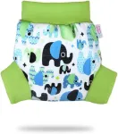 Užtraukiamos kelnaitės dydis Xs (2,5&ndash;4,5kg) sauskelnėms (baby elephants (mėlynas), baby elephants (mėlynas)