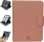 Zhaoco universalus nuimamas dėklas, skirtas 6 colių naujam Kindle 2024/2022, Kobo Nia/clara 2e / Clara Hd, lengvas apsauginis dėklas su keliais žiūrėjimo kampais - rožinis