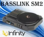 SounDigital Infinity Basslink Sm2 aktyvus žemų dažnių garsiakalbis po sėdyne 125w, 8 colių