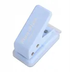 Mini vieno skylės perforatorius 6 mm skersmens popieriaus perforatorius, mėlynas