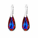 Diamond Sky Jewelry Sidabriniai auskarai moterims DiamondSky &bdquo;Rainbow Waterfall (Volcano)&ldquo; su Swarovski kristalais