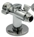 Impet Kampinis kombinuotas ventilis su filtru 3/8"x3/4"